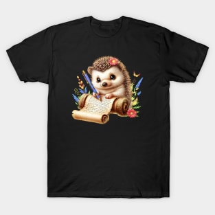 Hedgehog writer T-Shirt